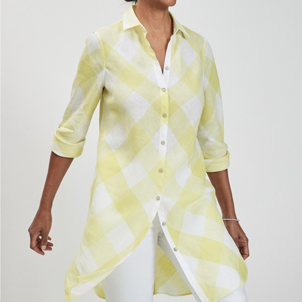 Gingham Maxi Shirt